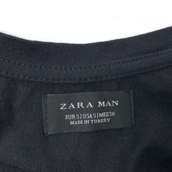 Zara Men’s Black Sequin Snake Tank Top Size Small - Picture 14 of 16